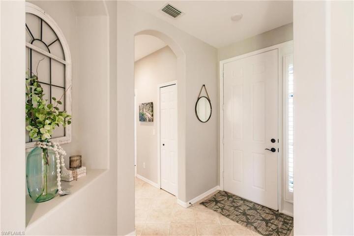 Tile throughout this beautiful home