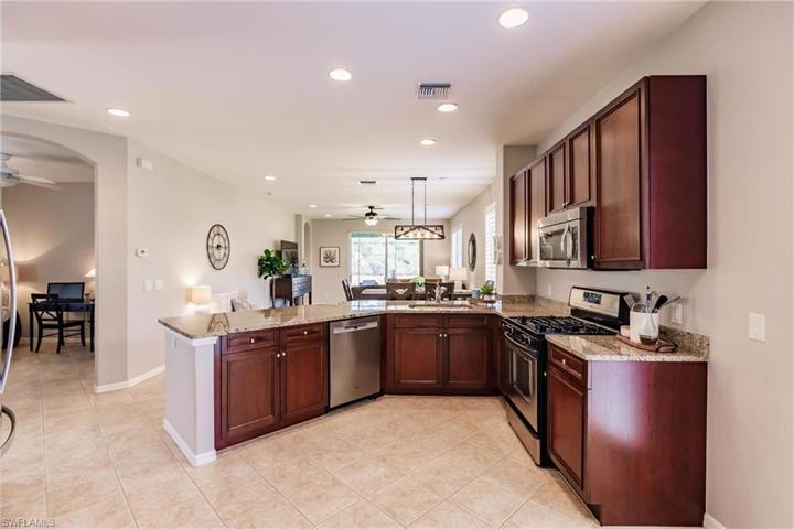 Kitchen with granite and stainless