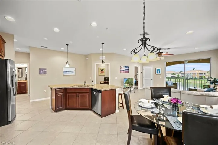 Spacious open floor plan