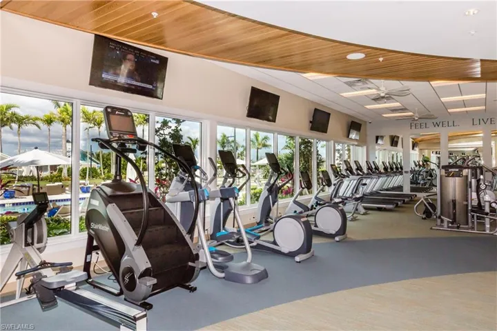 Enjoy working out with a view!