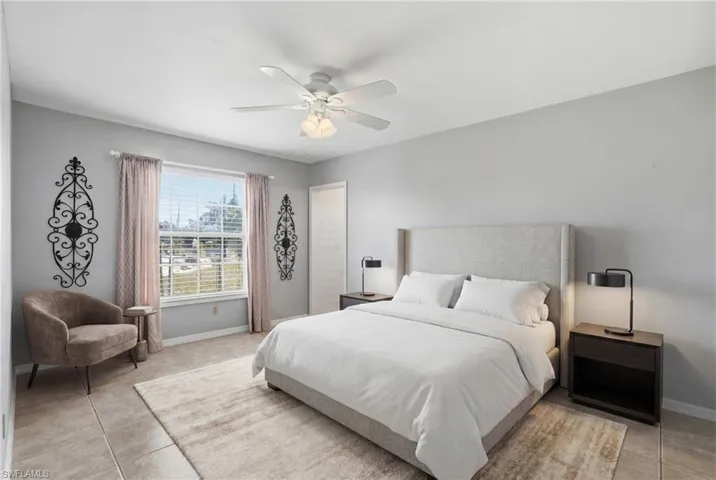 Virtually Staged Primary Bedroom