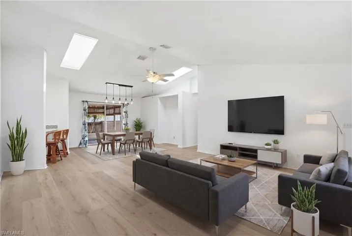 Virtually Staged - Living Room/Dining Room