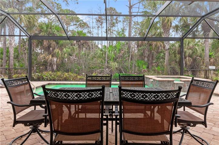 Outdoor eating area