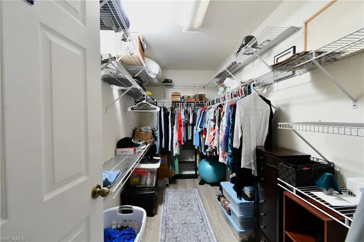 Huge walk in closet
