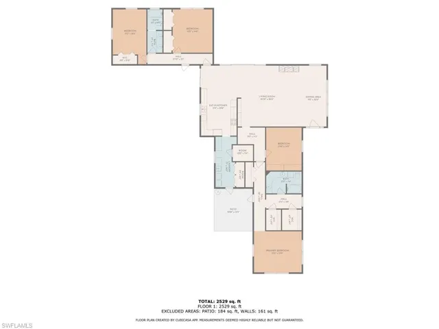 View of floor plan / room layout