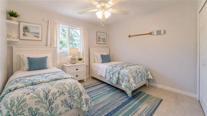 Virtually staged guest bedroom 2