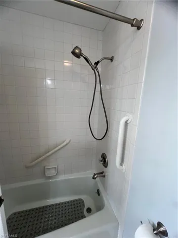 Bathroom featuring shower / tub combination