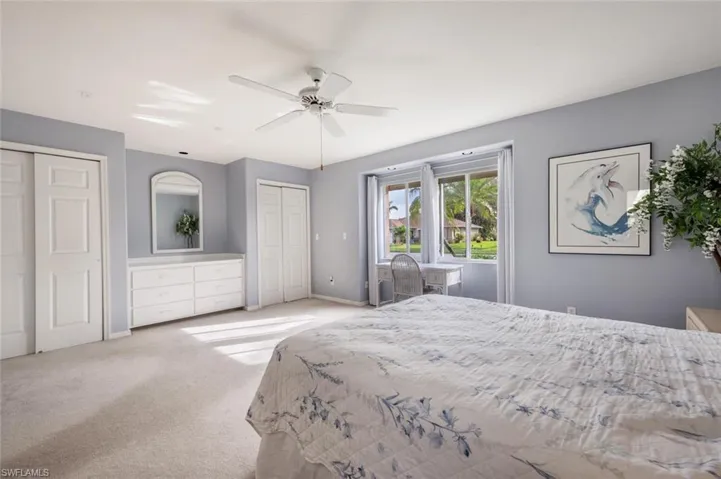 3 closets, one walk-in