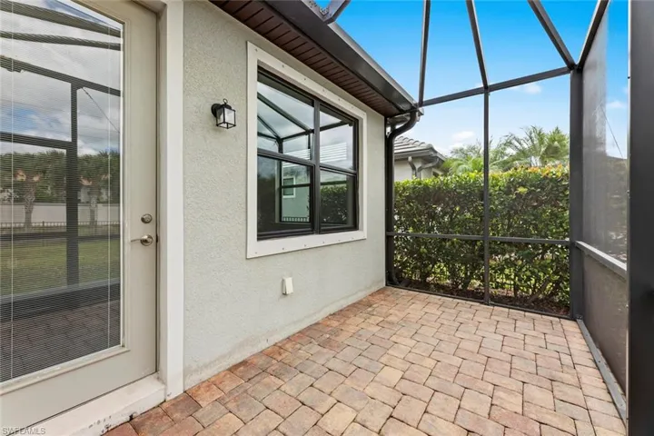 Screened lanai