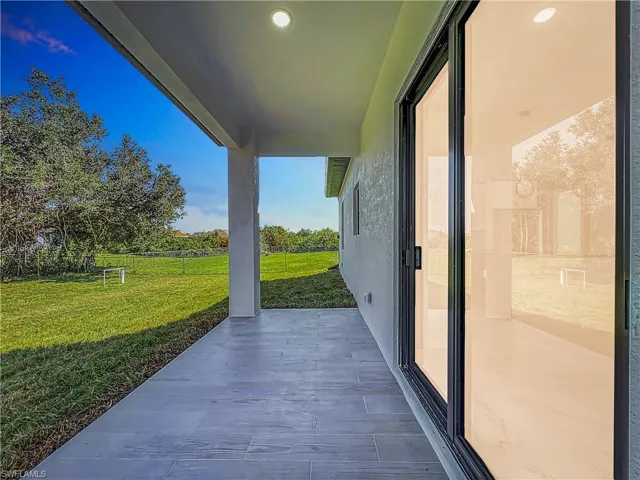 View of patio