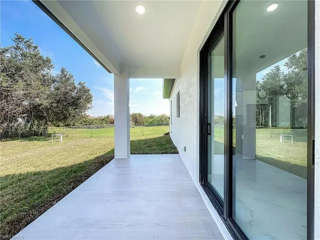 View of patio