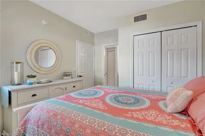 Bedroom with a closet