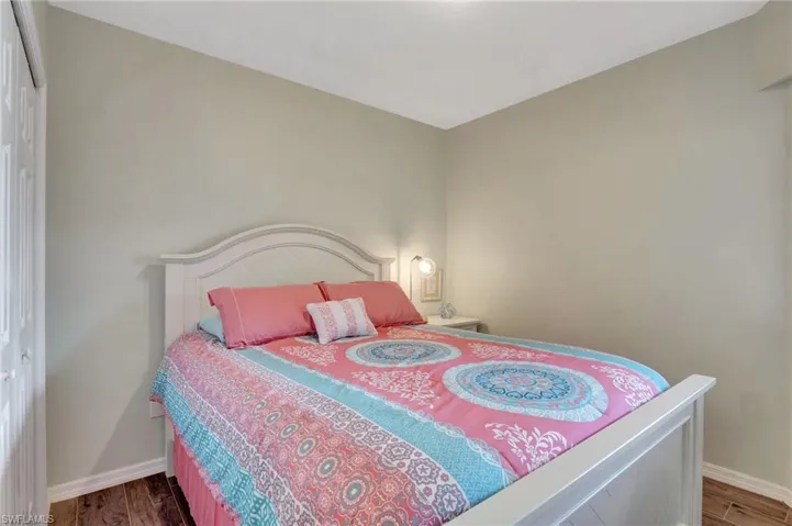 Bedroom with a closet