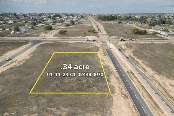 View of property location with property boundaries highlighted