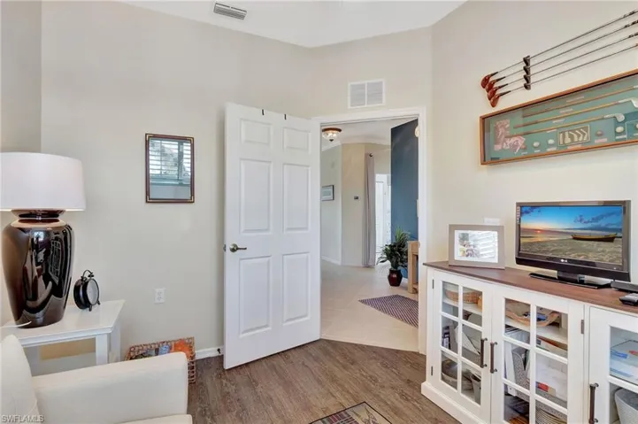 Wood look tile floor