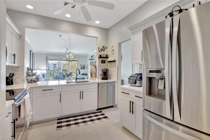 Bright and crisp Remodeled kitchen