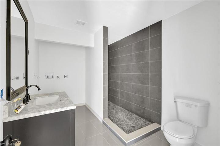 Finished bath on first floor
