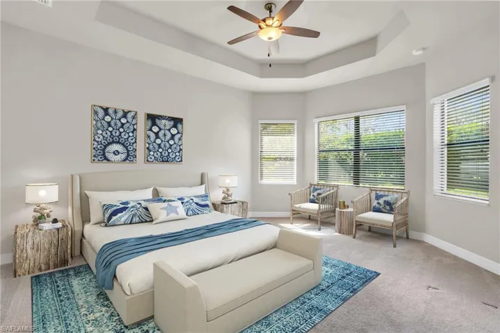 1st Floor Primary Bedroom Virtually Staged