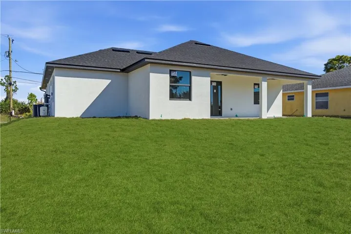Large yard