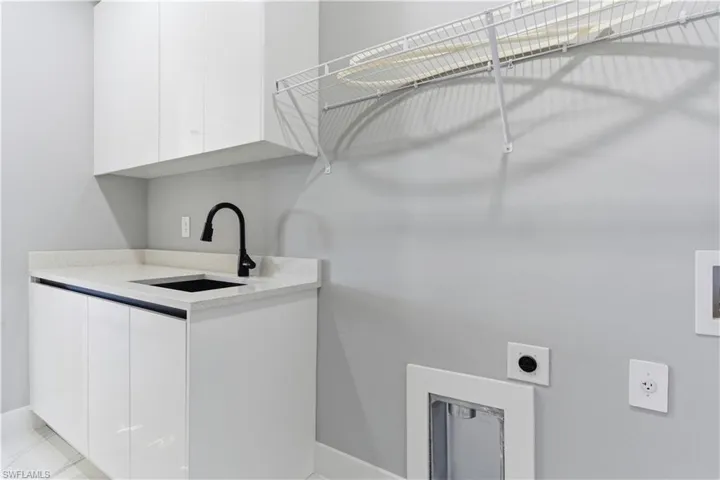 Built in sink