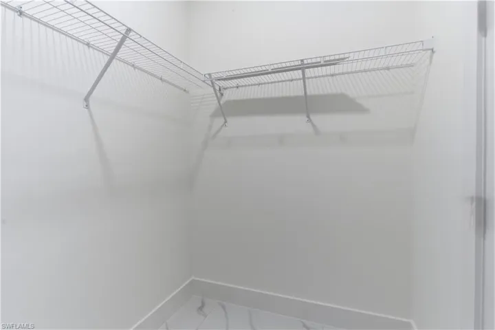 Second walk in closet