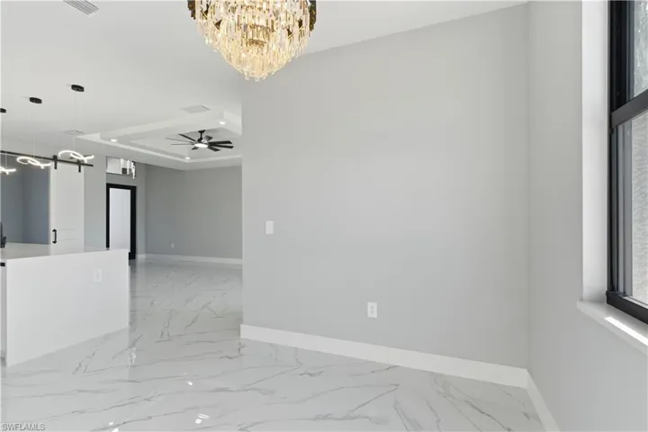 Looking into living room