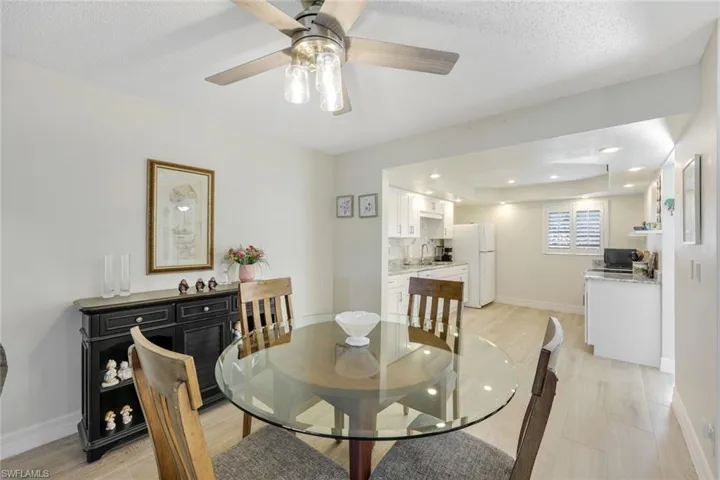 Large Dining Area, New Light & Fan Fixture
