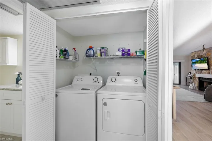 FULL Size New Washer & Dryer Stay! Bifold Doors Make It Disappear When Not in Use