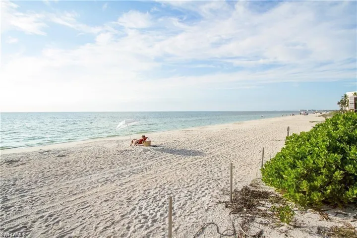 Steps away to sink your toes is the warm sand!