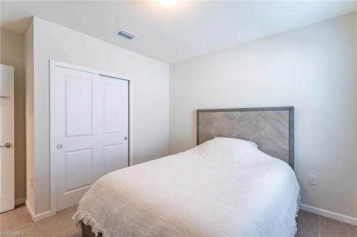 One of the spare bedrooms