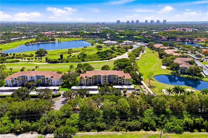 A stunning bird’s-eye view reveals a meticulously maintained golf and country club community offering the ultimate Southwest Florida lifestyle.