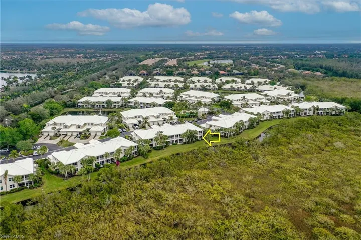Aerial perspective of suburban area