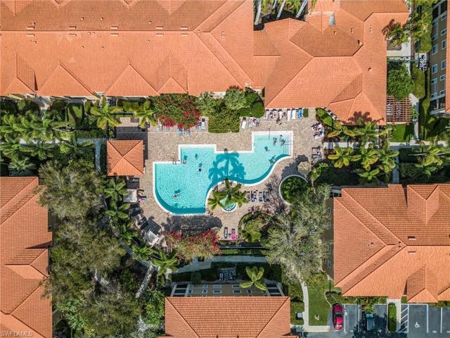 Aerial Overview Community Pool