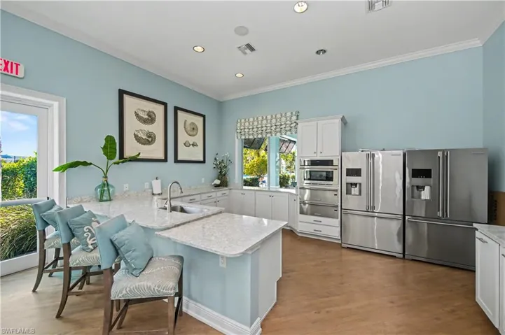 Kitchen area of the clubhouse. Excellent for hosting.