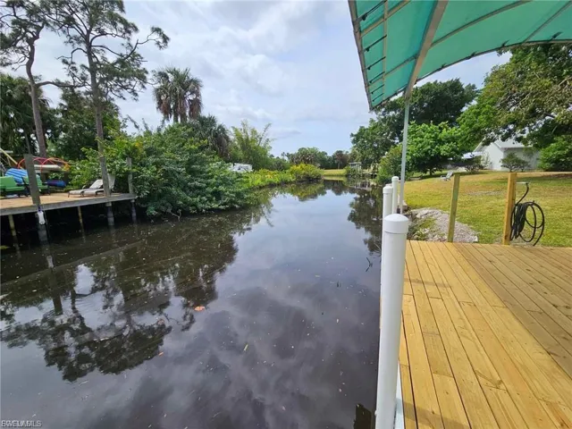 Dock overlooking Canal.