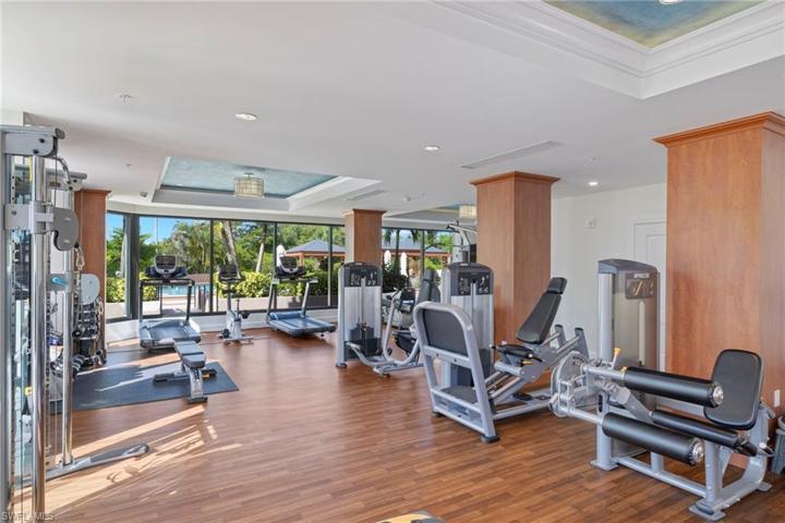Full Gym with awesome views while working out