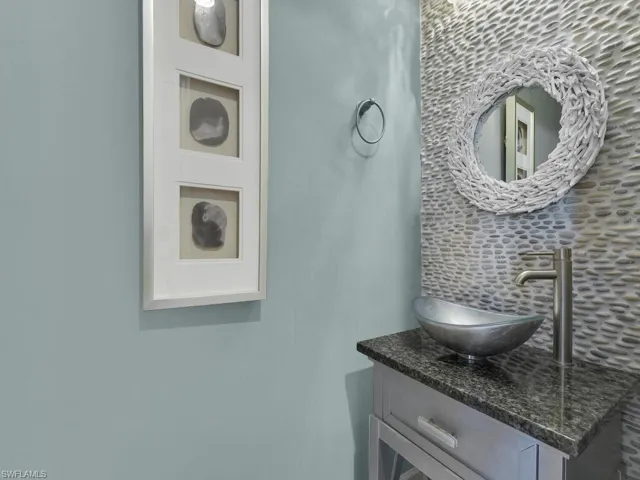 Powder Room Off Of Foyer