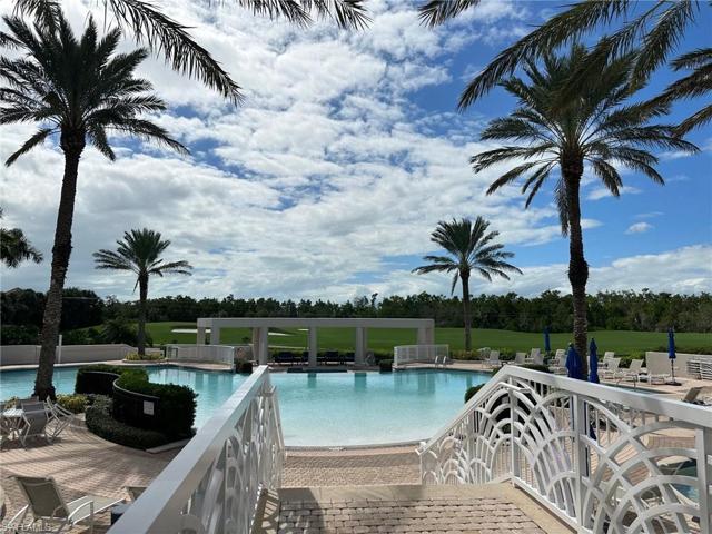 The Esperia/Seaglass Club's resort-style pool with swimming lanes, zero-edge waterfall and spa.