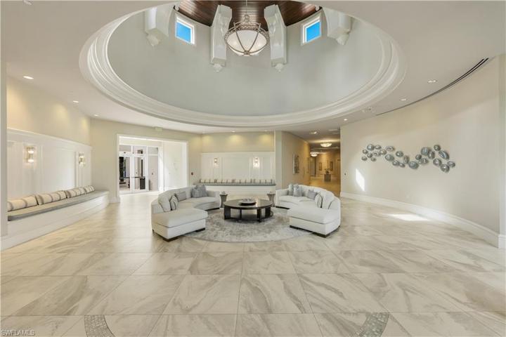 Lobby of the amenities club.