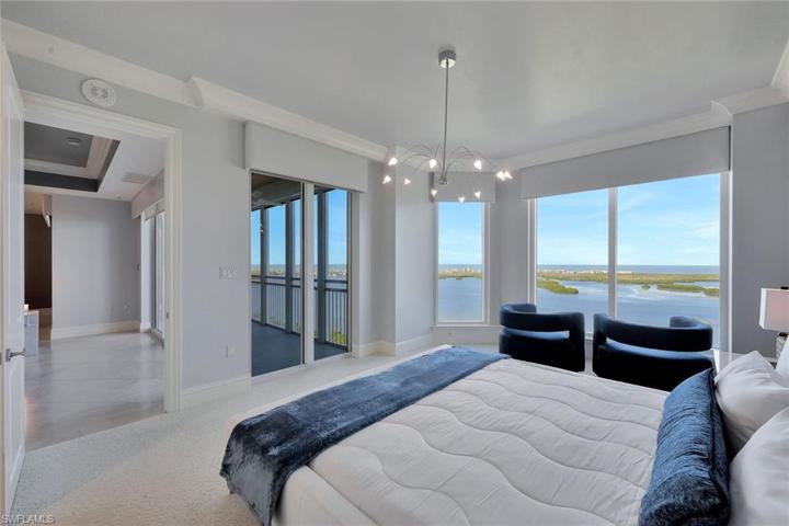 Wake up every morning to this welcoming view from the main bedroom where the coastal decor theme provides a soothing atmosphere.