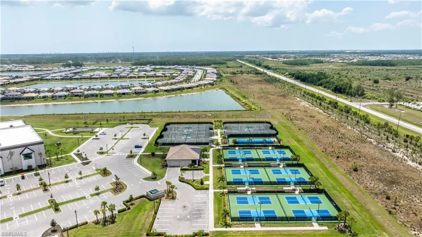 Birds eye view of amenities