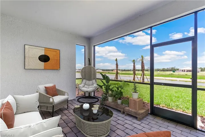 Enclosed Lanai w/ water view