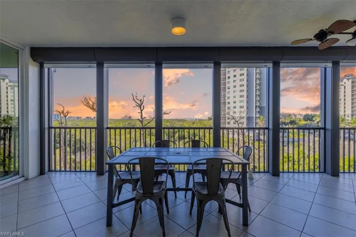 Screened in Lanai with Southwest Exposure