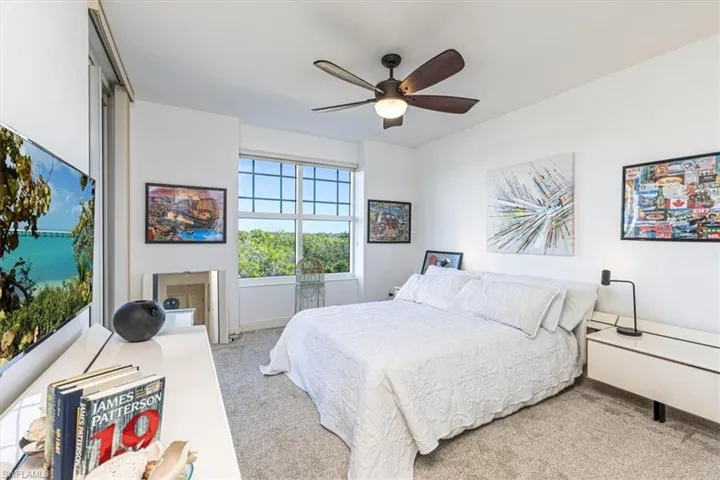 Guest Bedroom en suite with private balcony and new carpet