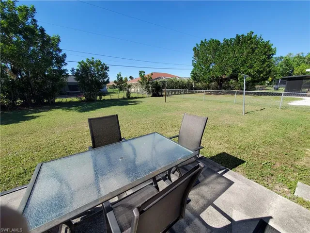 Back Yard Looking Northwest