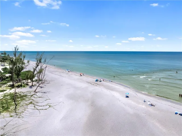 Water view featuring a beach view