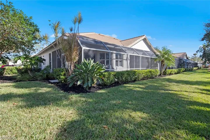 Rear of home