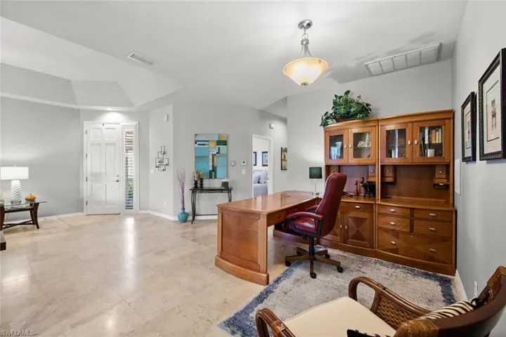 Sellers using dining area as office