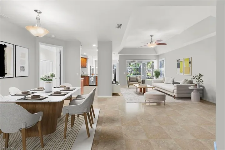 ***VIRTUALLY STAGED*** Dining area/Great room