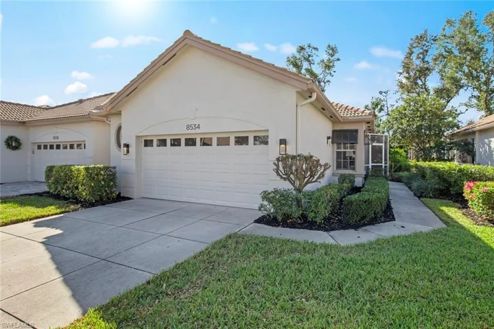Attached 2-car garage